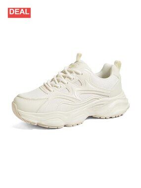 Platform Chunky Sneakers Breathable Mesh Walking Shoes